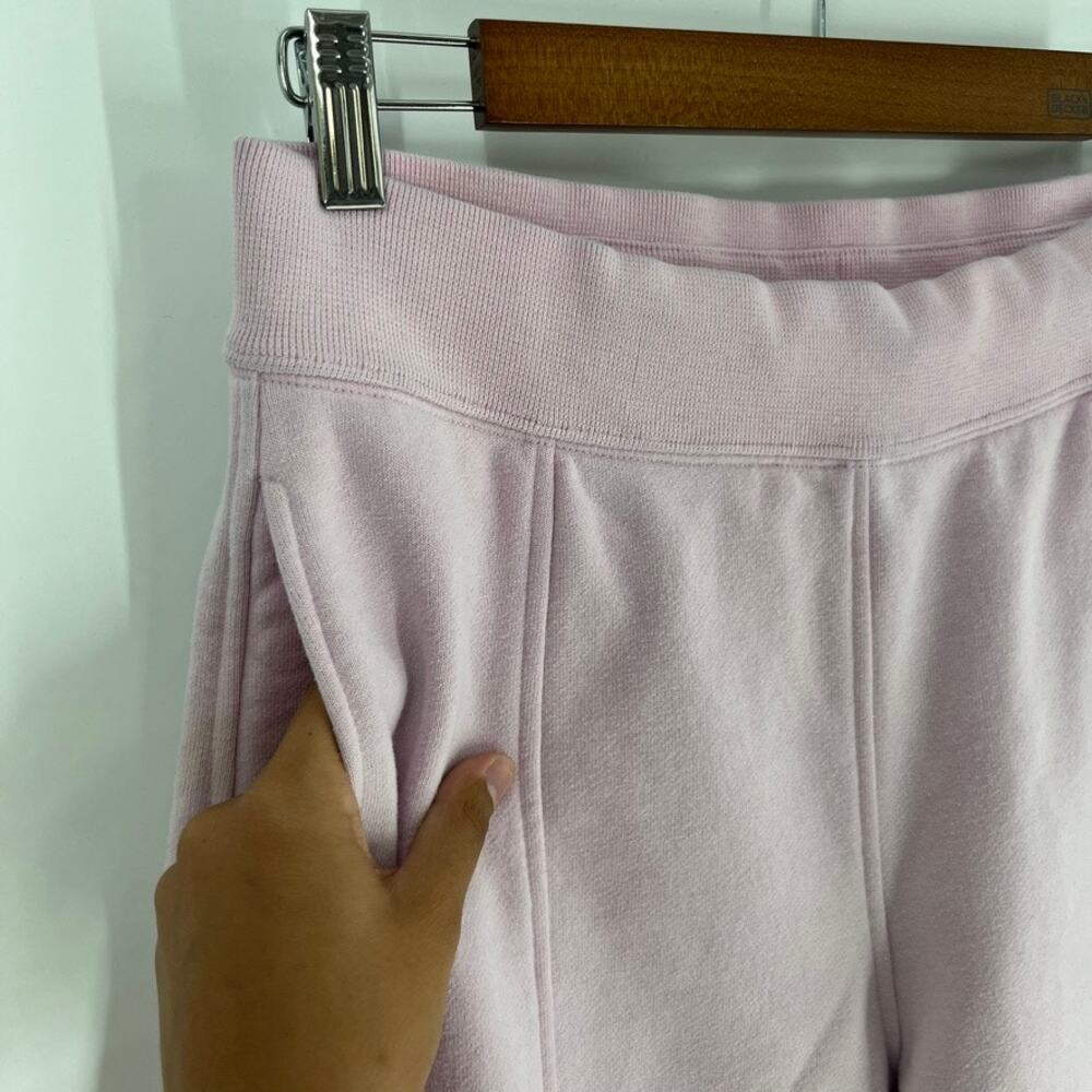 Alo High Waist Offline Straight Leg Sweatpants Pink Medium - Picture 5 of 11